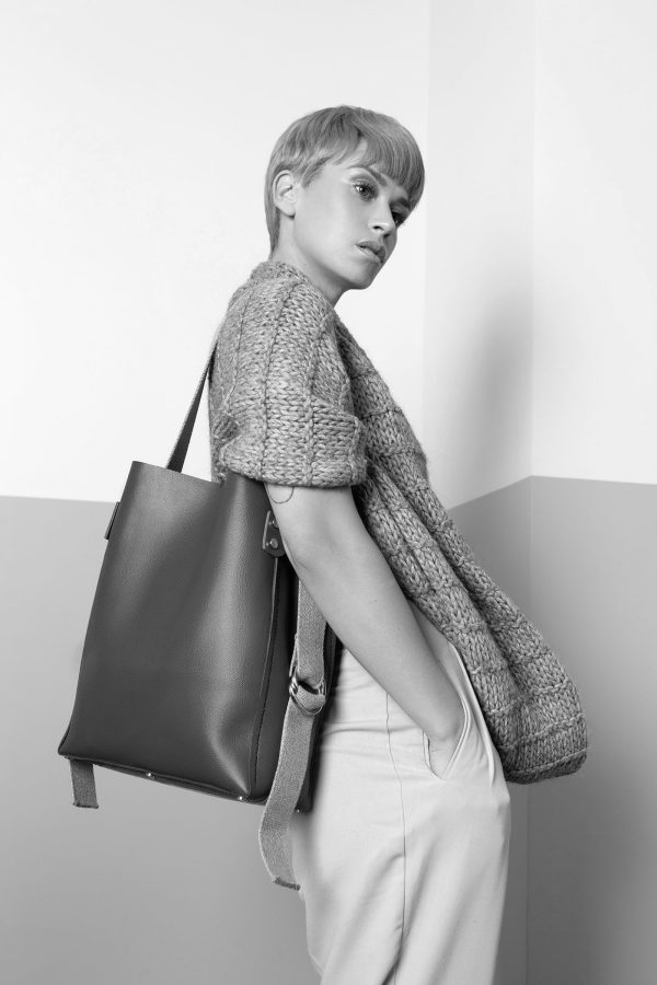 big rope tote | all black - Image 4