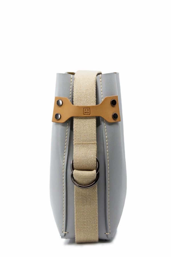 midi rope tote | grey