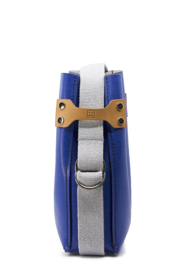 midi rope tote | electric blue