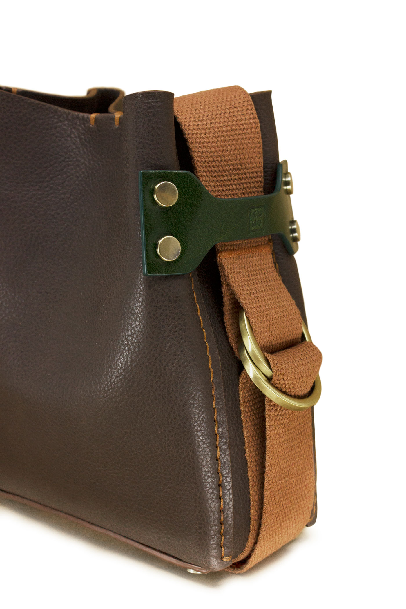 small rope tote | dark brown - Image 3