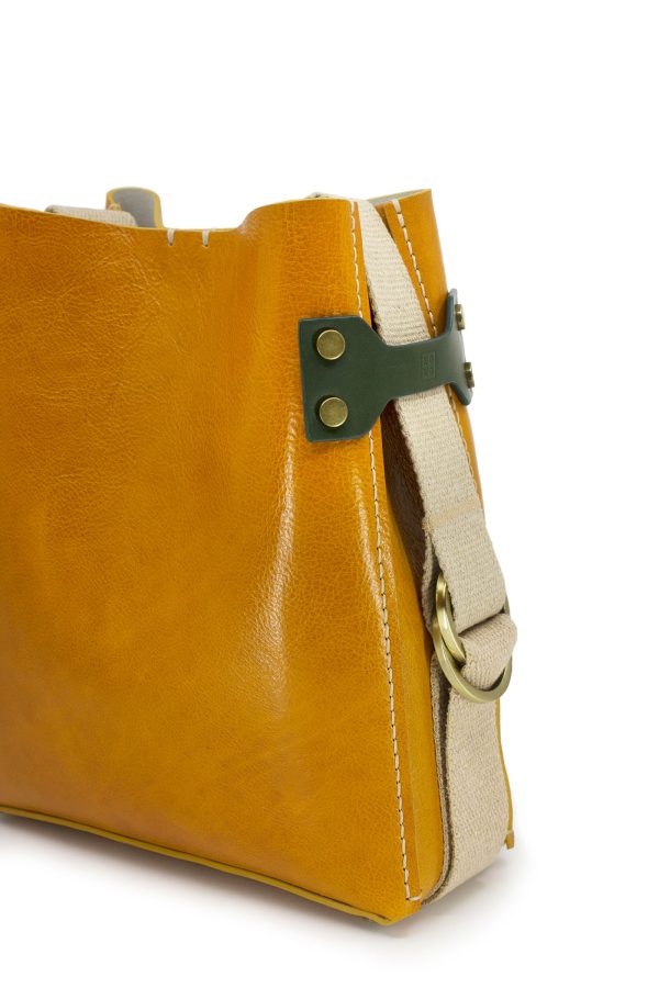 midi rope tote | žuta - Slika 4